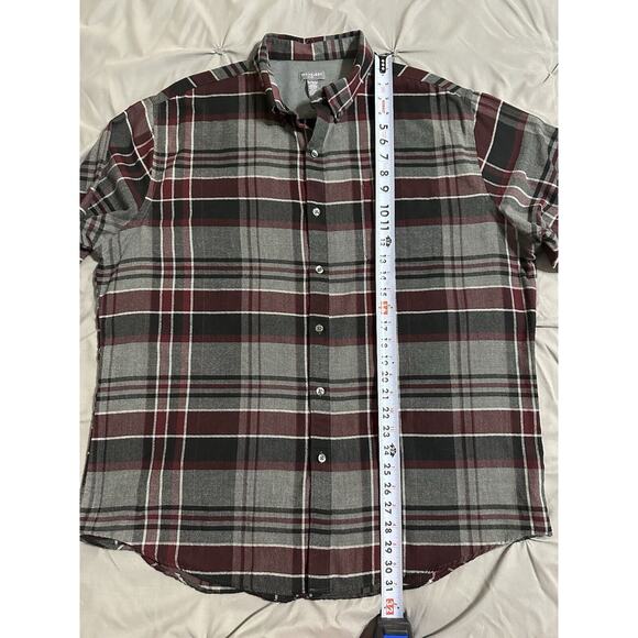 Van Heusen Flex Men’s Flannel Shirt Long Sleeve Plaid XL Classic Lumber Jack - Picture 11 of 12